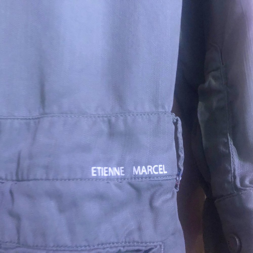 Etienne Marcel Long Sleeve Jumpsuit in Military - Picture 7 of 9